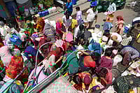 Water Crisis Boils Over: Councillors Walk Out Of Corporation Meeting | Photo: PTI/Atul Yadav : Water Crisis